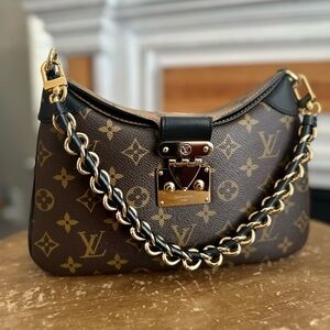 Louis Vuitton Twinmy- BRAND NEW!  Black and Brown Monogram Chain Shoulder Bag